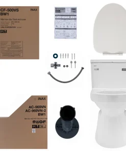 Bồn Cầu INAX AC-969VN (AC969VN) 1 Khối Aqua Ceramic