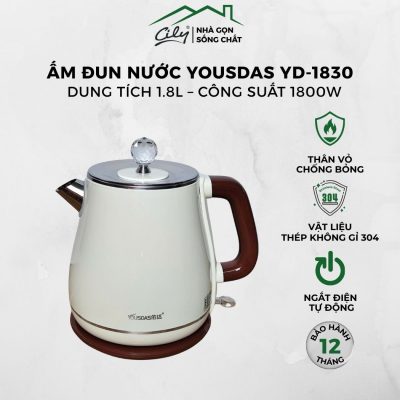 ấm đun nước an toàn cho gia đình