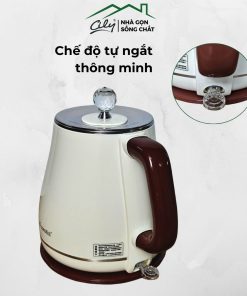 ấm đun nước an toàn vỏ nhựa cách nhiệt