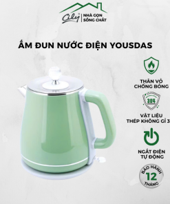 ấm đun nước yousdas 1.8l inox 304