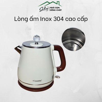 ấm inox 304 cao cấp yousdas cily
