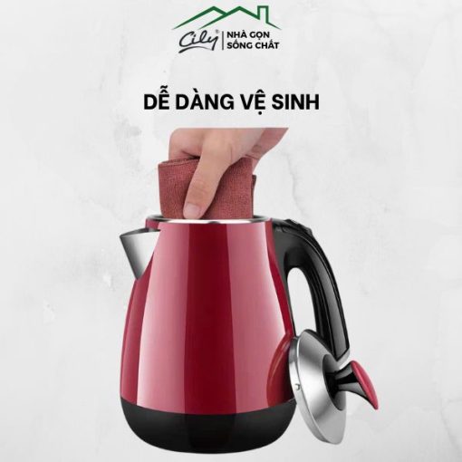 Ấm siêu tốc Jinggu M-YSD305 inox 304 dung tích 1.8L