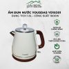 ấm siêu tốc yd-1830 2 lơp chống bỏng