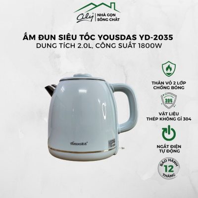 ấm siêu tốc yuosdas yd2035 2l