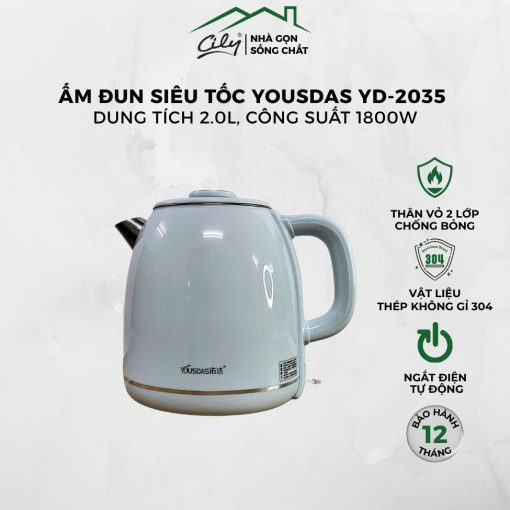 ấm siêu tốc yuosdas yd2035 2l