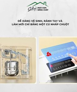 bảng điều khiển máy làm đá chigo