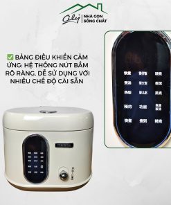 Bảng điều khiển cảm ứng nồi cơm điện Malata HY-FB50J2, nhiều chế độ nấu