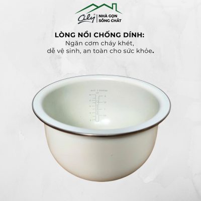 Lòng nồi chống dính và nắp thoát hơi Mashitar ZW-666