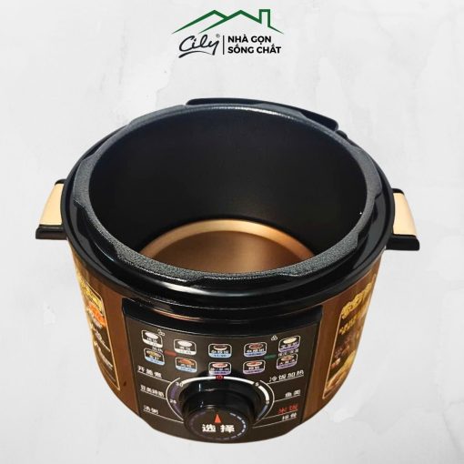 Nồi áp suất điện tử cảm ứng Jinhui 6L bảng điều khiển hiện đại