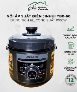 Nồi áp suất điện Jinhui YB0-60 dung tích 6L, công suất 1000W