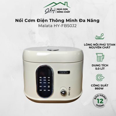Nồi cơm điện thông minh Malata HY-FB50J2, dung tích 5L, công suất 860W