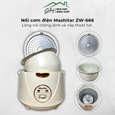Bộ phụ kiện đầy đủ nồi cơm điện Mashitar ZW-666