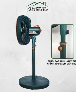Chân đế chắc chắn và mô tơ đồng bền bỉ quạt FS-400