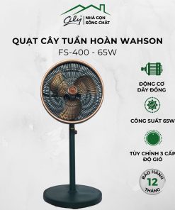 Quạt cây tuần hoàn FS-400, công suất 65W, mô tơ đồng