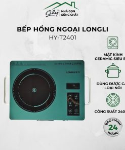 Bếp hồng ngoại LONG LI HY-T2401 công suất 2600W mặt kính ceramic chịu nhiệt