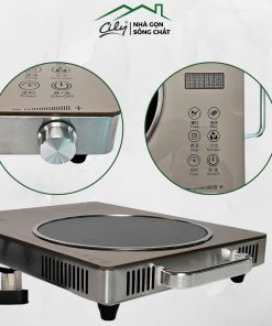 Núm điều chỉnh nhiệt độ và bảng điều khiển cảm ứng bếp LONG LI HY-T2404