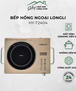 Bếp hồng ngoại LONG LI HY-T2404 mặt kính ceramic cao cấp, thiết kế sang trọng