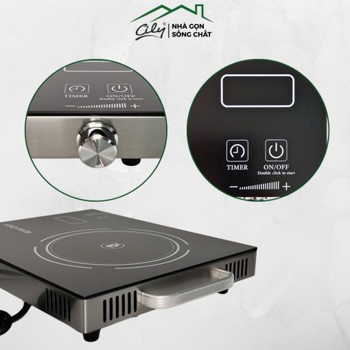 Bếp điện hồng ngoại Silver Crest SC-7031 điều khiển cảm ứng đa chế độ