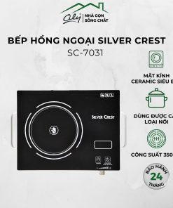 Bếp hồng ngoại Silver Crest SC-7031 công suất 3500W mặt kính chịu nhiệt