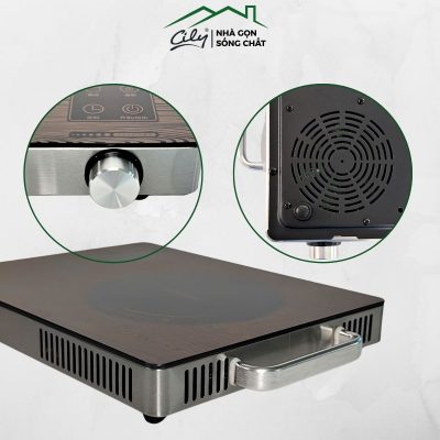 Bếp Longli HY-T222 điều khiển cảm ứng kết hợp núm xoay tiện dụng
