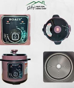 Thiết kế nắp và thân nồi áp suất Soaiy DS609 chắc chắn, bền bỉ