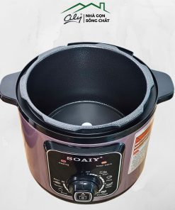 Thiết kế nắp và thân nồi áp suất Soaiy DS609 chắc chắn, bền bỉ