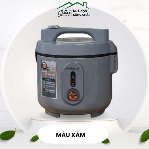 Nồi cơm điện FENGBAO màu xám sang trọng