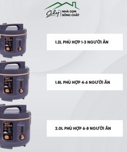 Nồi cơm điện FENGBAO tím than sang trọng