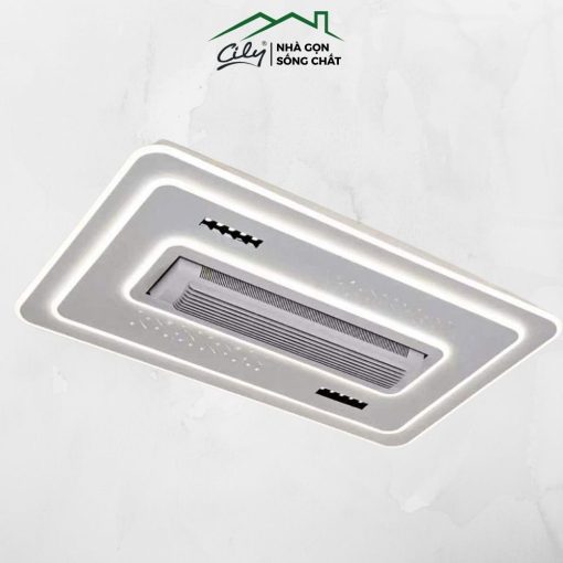 Quạt đèn ốp trần không cánh LED 3 chế độ – điều khiển từ xa – Cily.com.vn