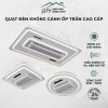 Quạt đèn ốp trần không cánh LED 3 chế độ – điều khiển từ xa – Cily.com.vn