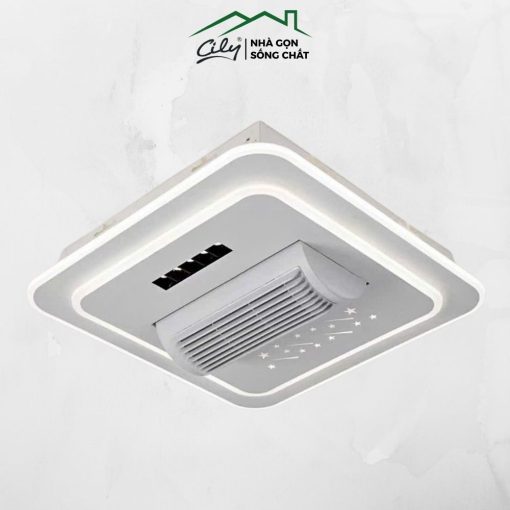 Quạt đèn ốp trần không cánh LED 3 chế độ – điều khiển từ xa – Cily.com.vn