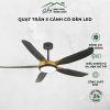 Quạt trần đèn 5 cánh Inverter LED 3 chế độ – Cily.com.vn