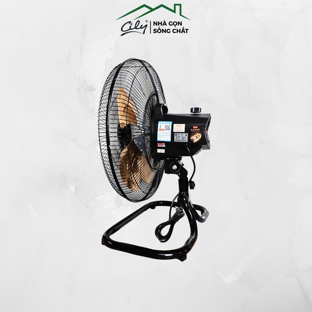 Quạt Sàn Công Nghiệp Chân Quỳ Wahson 150W | Gió Mạnh 5 Cấp Độ – Cánh Nhôm – Động Cơ Vòng Bi Kép - Bảo Hành 12 Tháng - Hình ảnh 3
